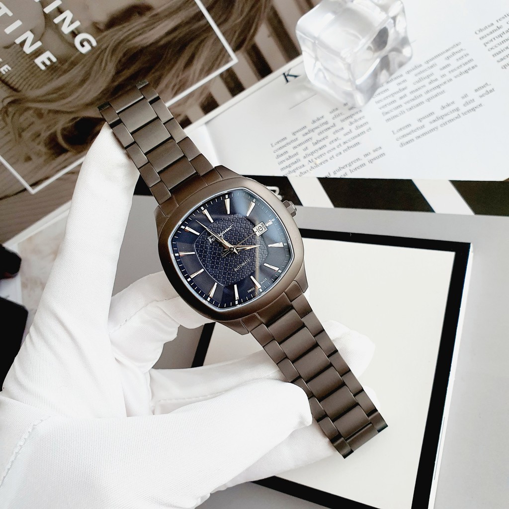 Đồng hồ nam chính hãng Salvatore Ferragamo - Máy cơ tự động Automatic - Kính Sapphire