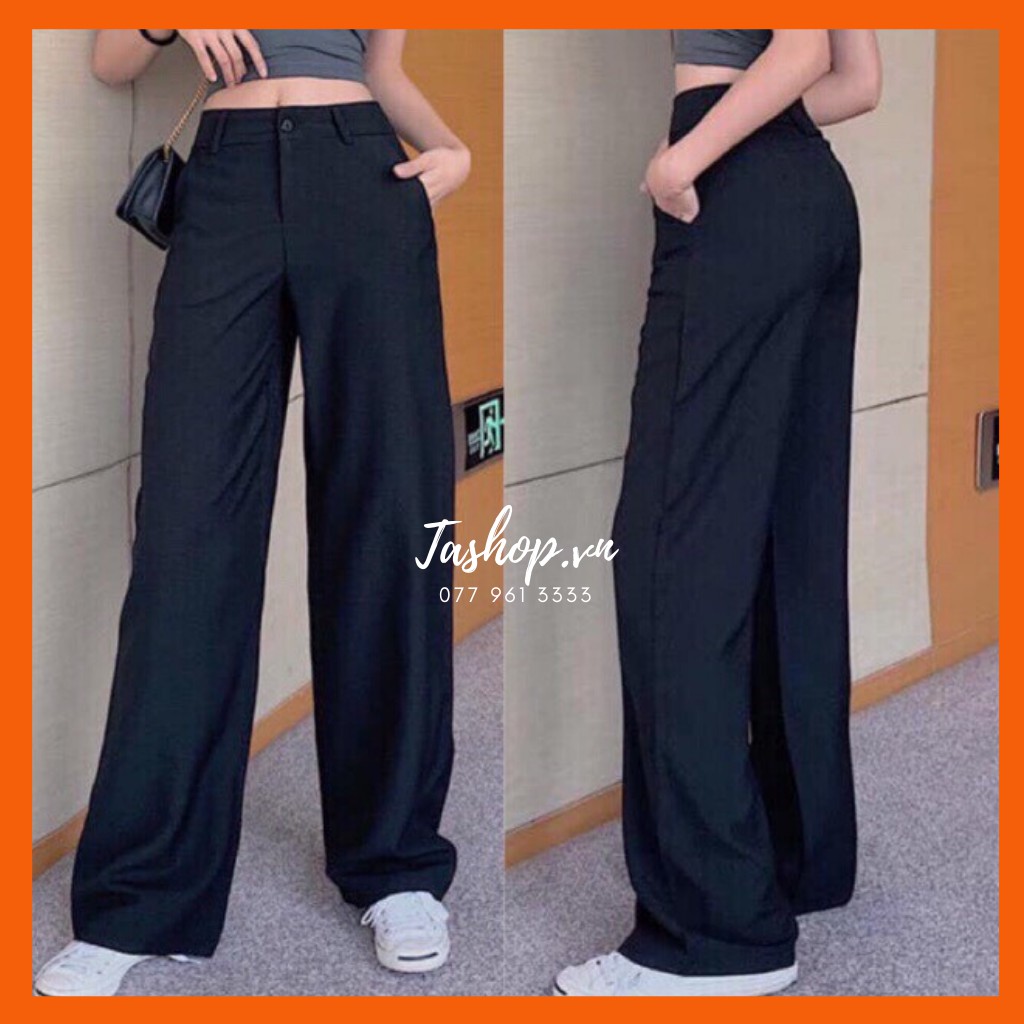 Quần Culottes Ống Rộng Dài Nữ Sang Chảnh