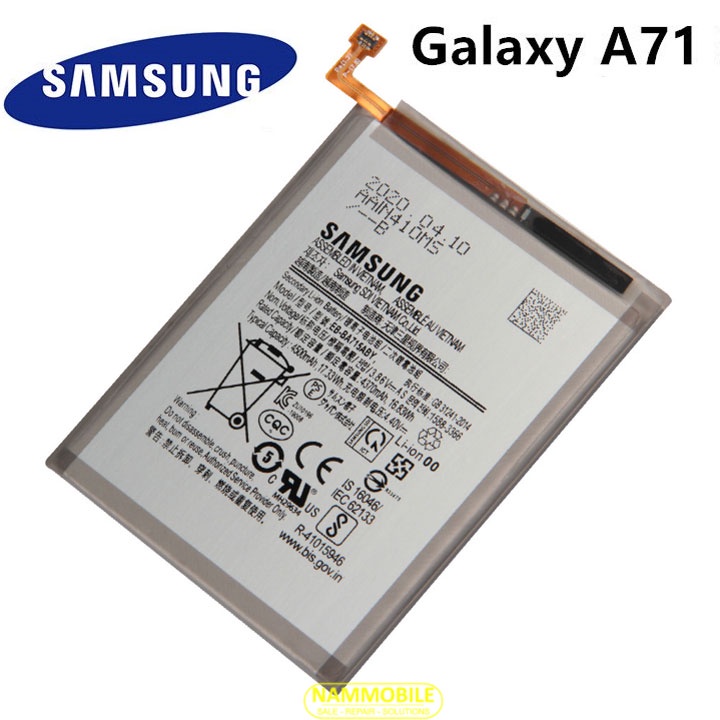 Pin Samsung A71, A715, A7160 EB-BA715ABY 4500mAh Zin + Tặng Keo dán Pin + FreeShip