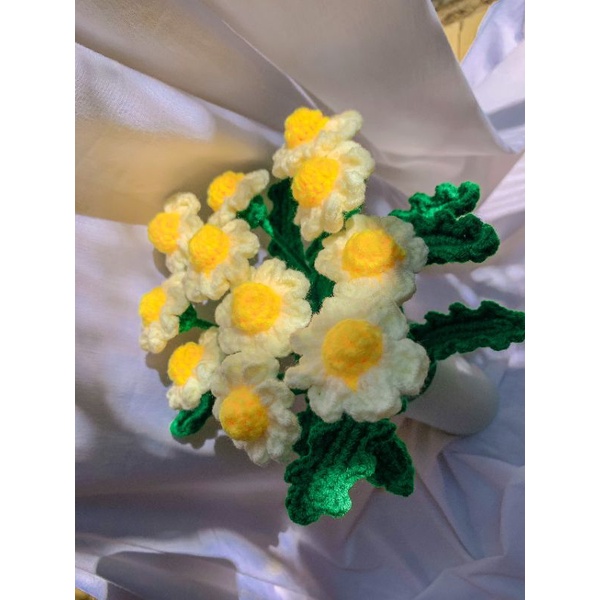 Cúc Tana handmade bằng len - Chrysanthemum Crochet,  Quà tặng ý nghĩa