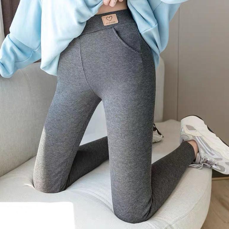 Quần legging lót lông nữ cạp cao nhiều mẫu mềm mại giữ nhiệt tốt siêu ấm