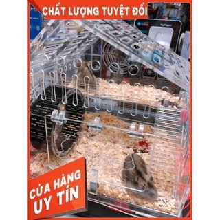 Lồng mica Hamster, chuồng nuôi Hamster cao cấp