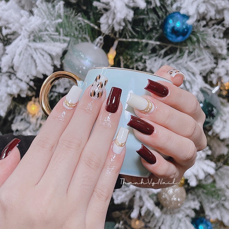 019 Nailbox thiết kế phong cách giáng sinh