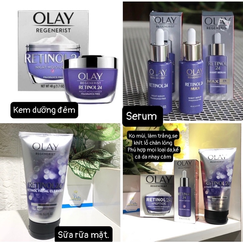 Kem Dưỡng Olay Retinol 24 Night Facial Moisturizer 48g