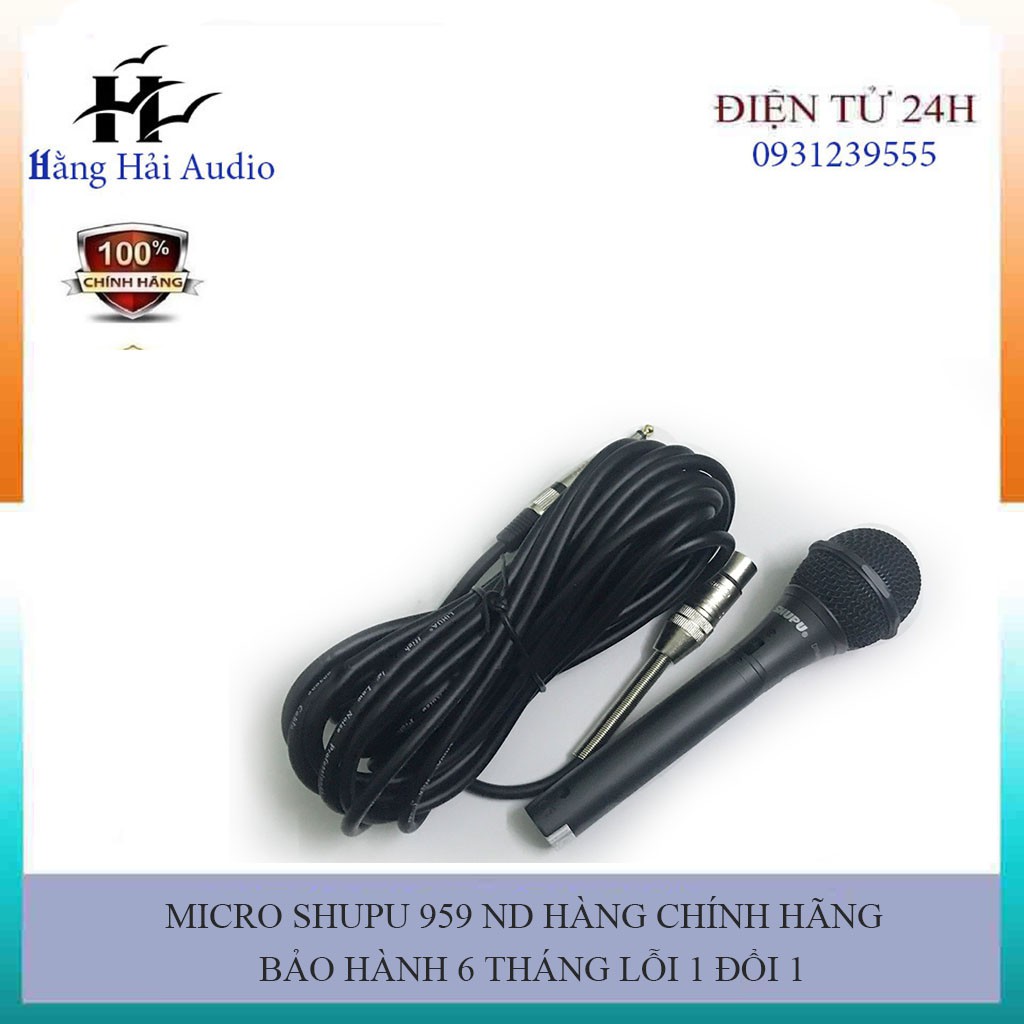 ⚡⚡⚡MICRO SHUPU 959 ( HÀNG LOẠI 1 THU ÂM TỐT )⚡⚡⚡