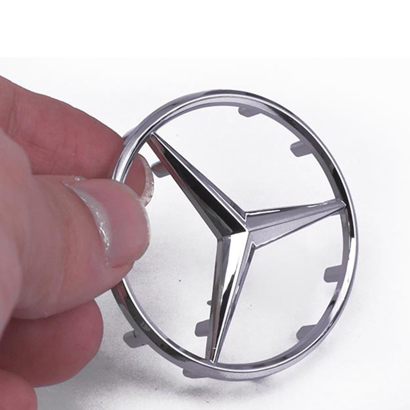 Phụ kiện trang trí vô lăng xe hơi bằng nhựa abs 52mm 57mm cho Mercedes Benz Glk Gla ml Gl Cla Cls Glc Gle Gls