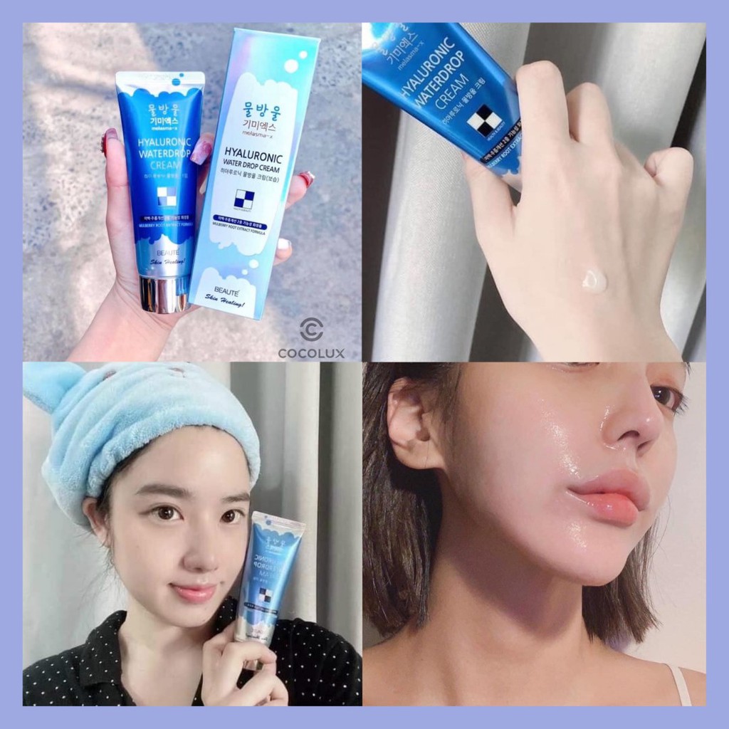 Kem dưỡng ẩm Melasma-X Hyaluronic Water Drop Cream-[COCOKUX]