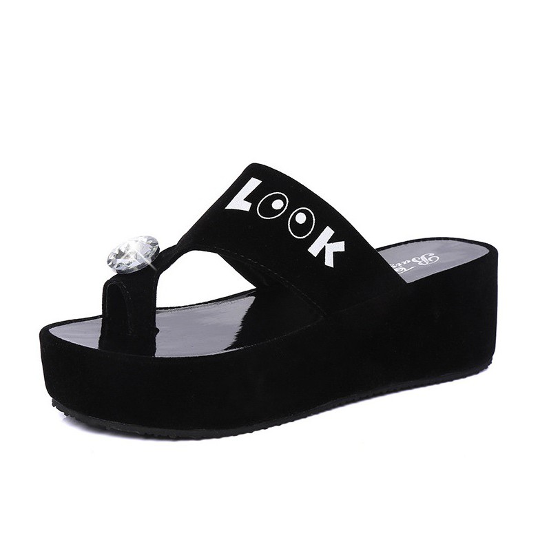 Dép Tông Xỏ Ngón Đế Cao | Dép kẹp sandal đế xuồng 6p