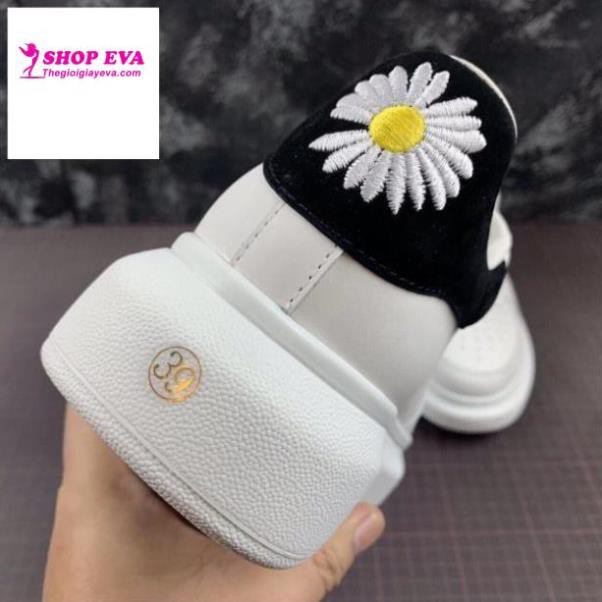 H Giày sneaker MQ Nam Nữ Thêu hoa cúc hàng xuất dư siêu xịn (ảnh thật) : . L