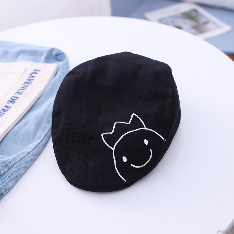 Nón Beret Phong Cách Hàn Quốc Xinh Xắn Dành Cho Các Bé