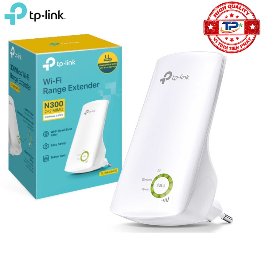 ▪ஐ✘bộ tiếp nối kích khuếch đại sóng Wifi TP-Link TL-WA854RE 300Mbps ( Repeater thu phát và lại mạnh hơn)