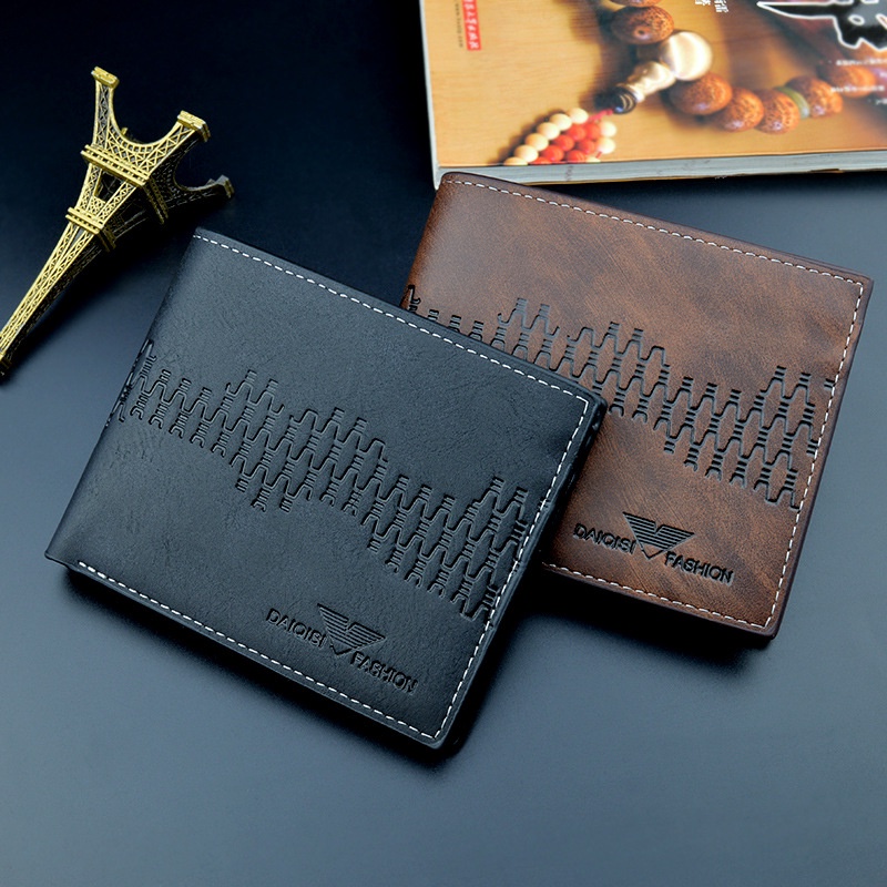 Ví nam da Ví da nam Bóp nam da thời trang thiết kế sang trọng đẹp tiện ích CÓ NGĂN KHÓA KÉO