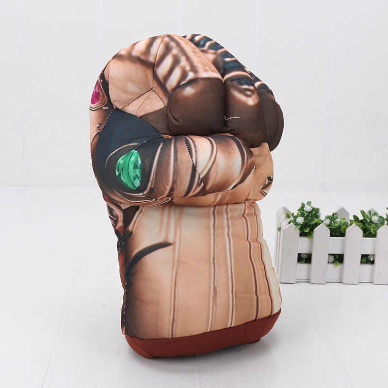 33cm Miracle Revenge End Superhero Spider-Man Hulk Iron Man boxing glove gift boy