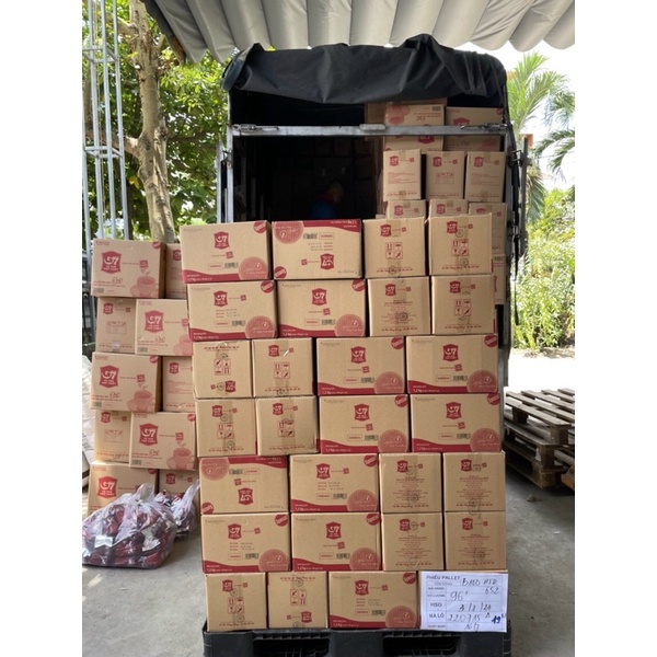 Đen không đường B100 Cà phê G7 hòa tan đen Bịch 100 sachets (Gói)