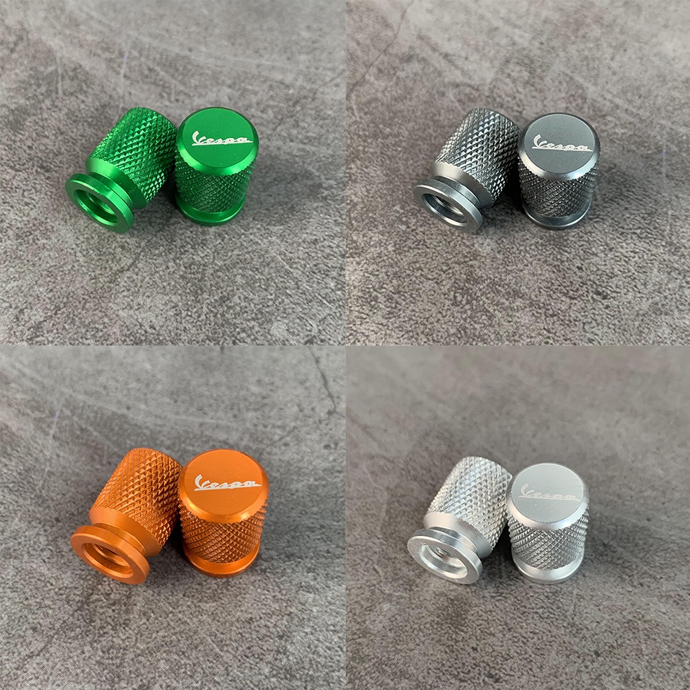 Van lốp xe máy Nắp đậy nắp kín CNC cho Piaggio Vespa GTS GTV LX 60 125 250 300 Primavera Sprint