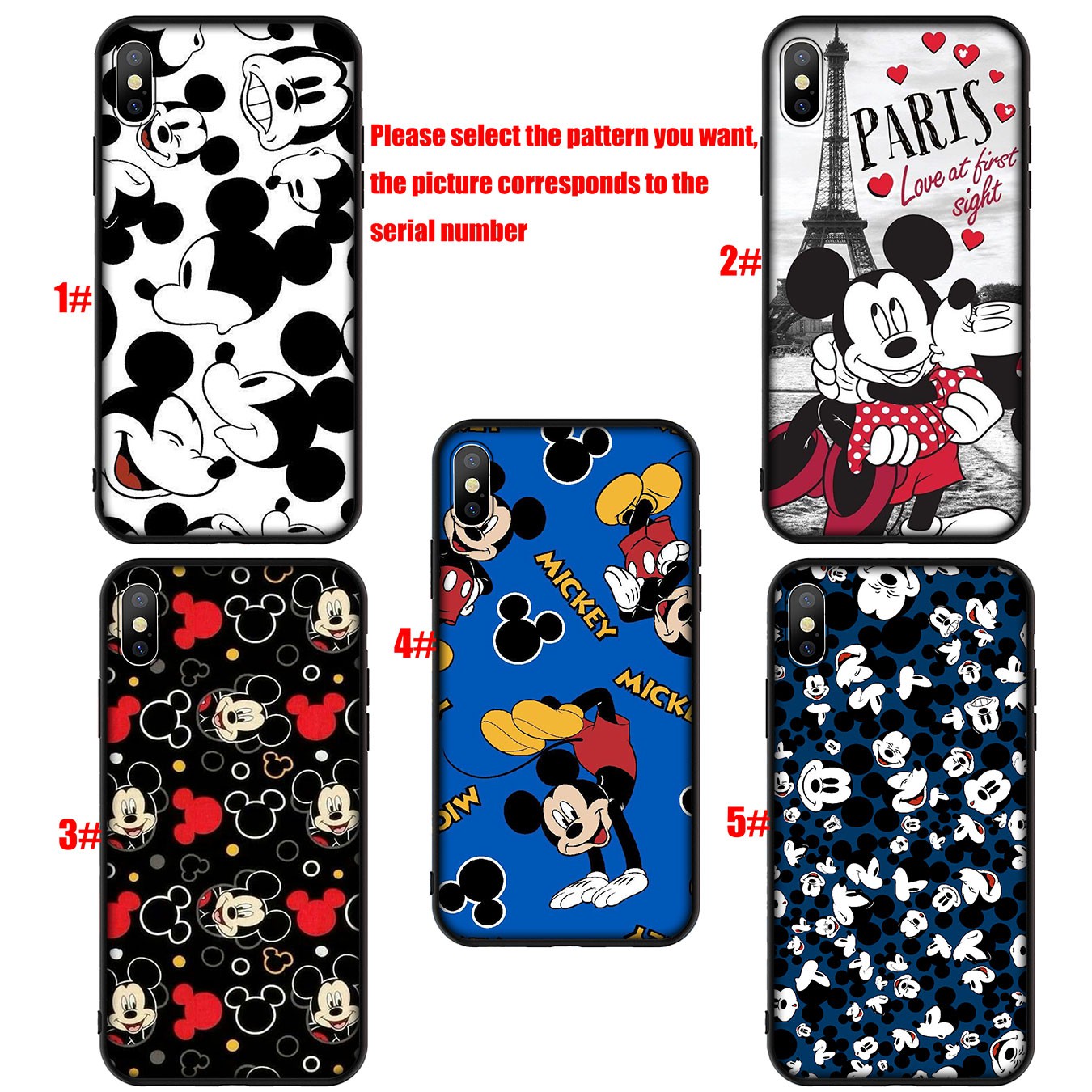 Samsung Galaxy S21 Ultra S8 Plus F62 M62 A2 A32 A52 A72 S21+ S8+ S21Plus Casing Soft Silicone Phone Case Mickey Mouse Cartoon Cover