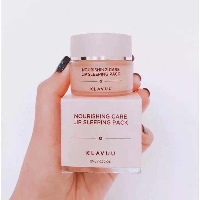 [Có bill] Mặt nạ ngủ dưỡng môi Klavuu nourishing care lip sleeping pack