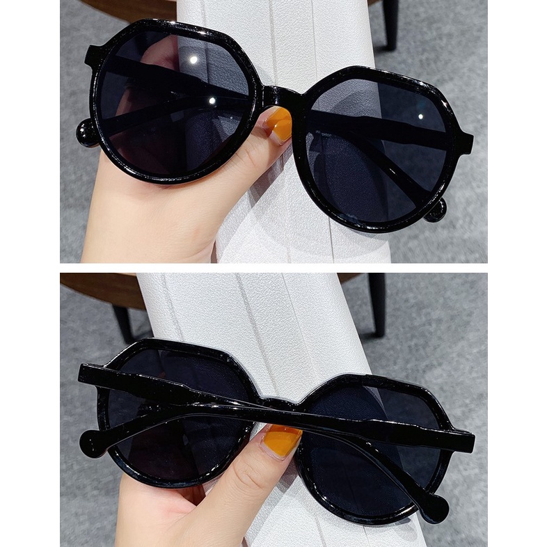 Kính râm nữ gọng tròn chống tia UV phiên bản mới - KM23