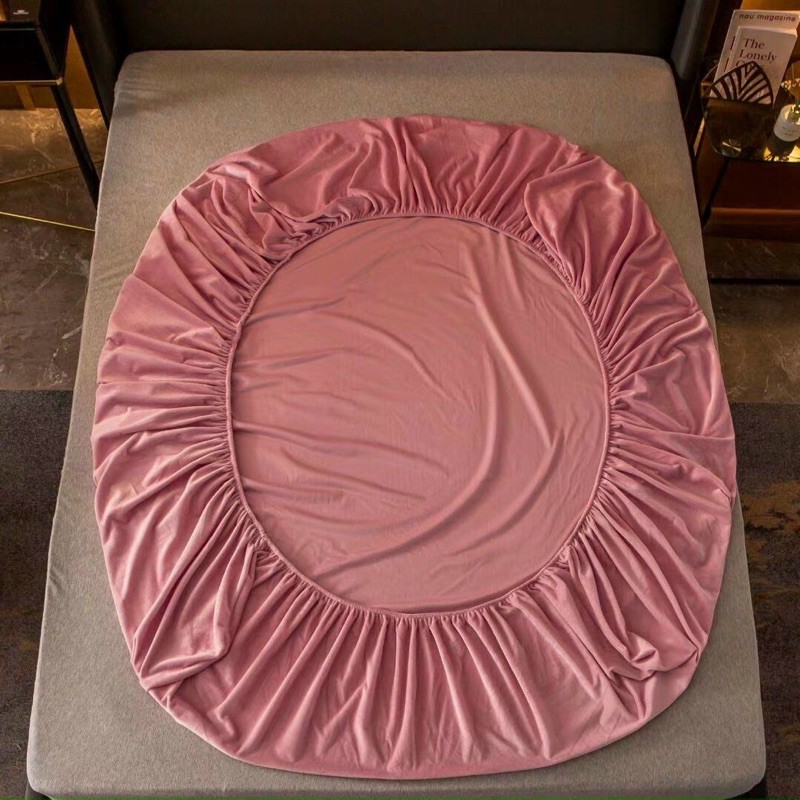 [MẪU  MỚI ]Ga gối nỉ nhung mịn đơn màu họa tiết điểm nhấn thêu siêu sang, nhiều màu kích thước