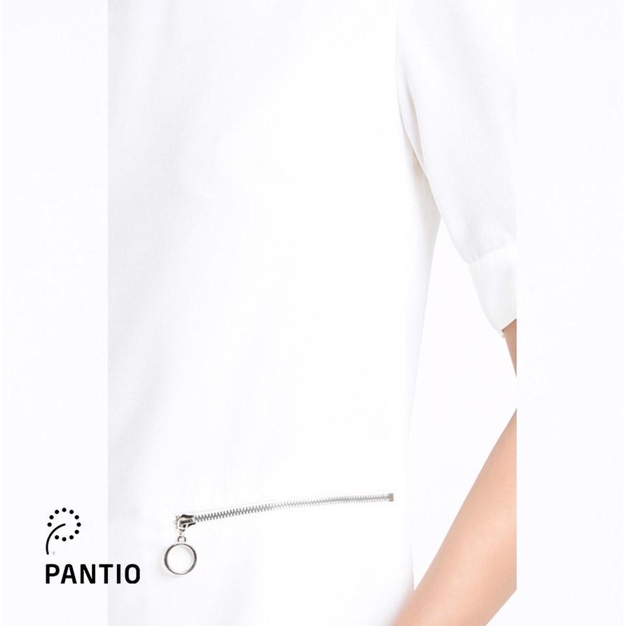 FDC52453 - Đầm công sở túi khoá hai bên - PANTIO