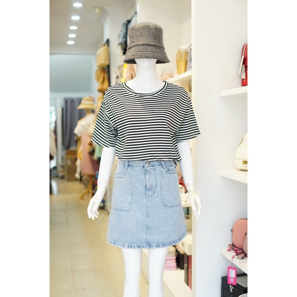 Áo Thun Cotton Sọc 100