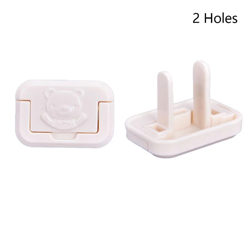 Nút bịt ổ cắm điện 3 chấu/ 2 chấu bảo vệ an toàn ngăn bé chạm vào tiện dụng