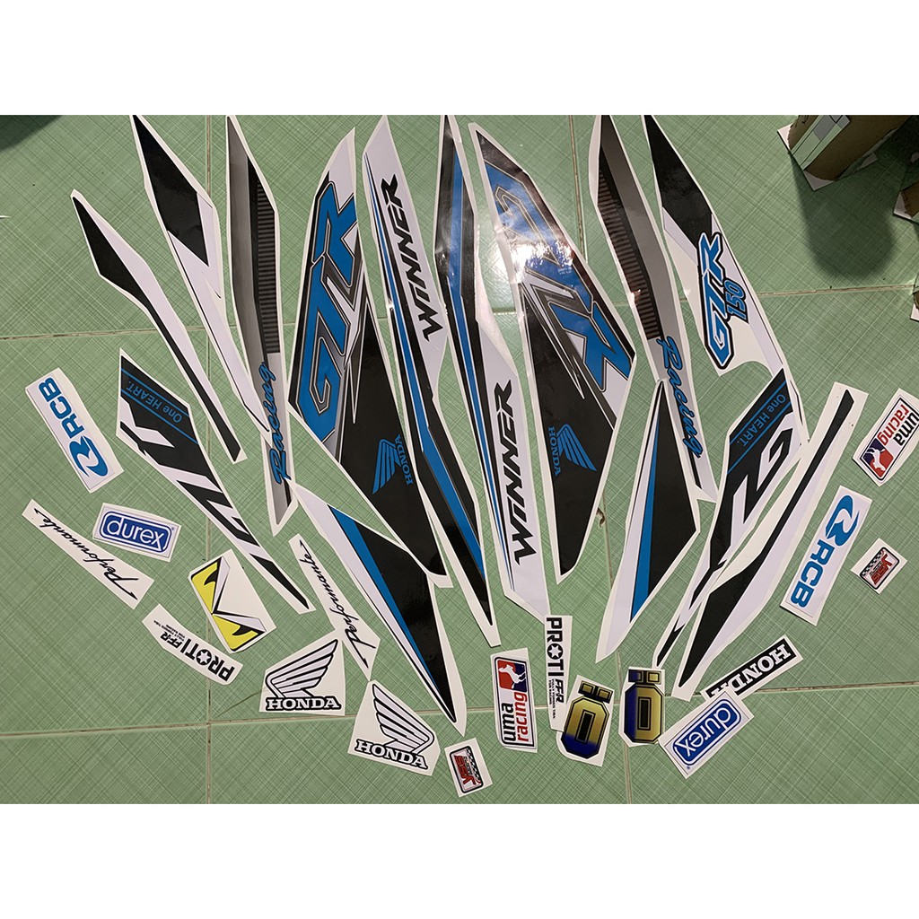 Tem winner 150 GTR xanh đen cao cấp