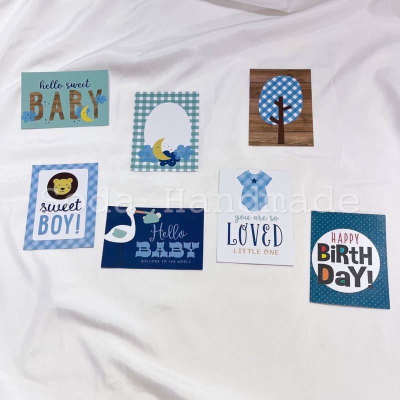 Tag trang trí chủ đề em bé