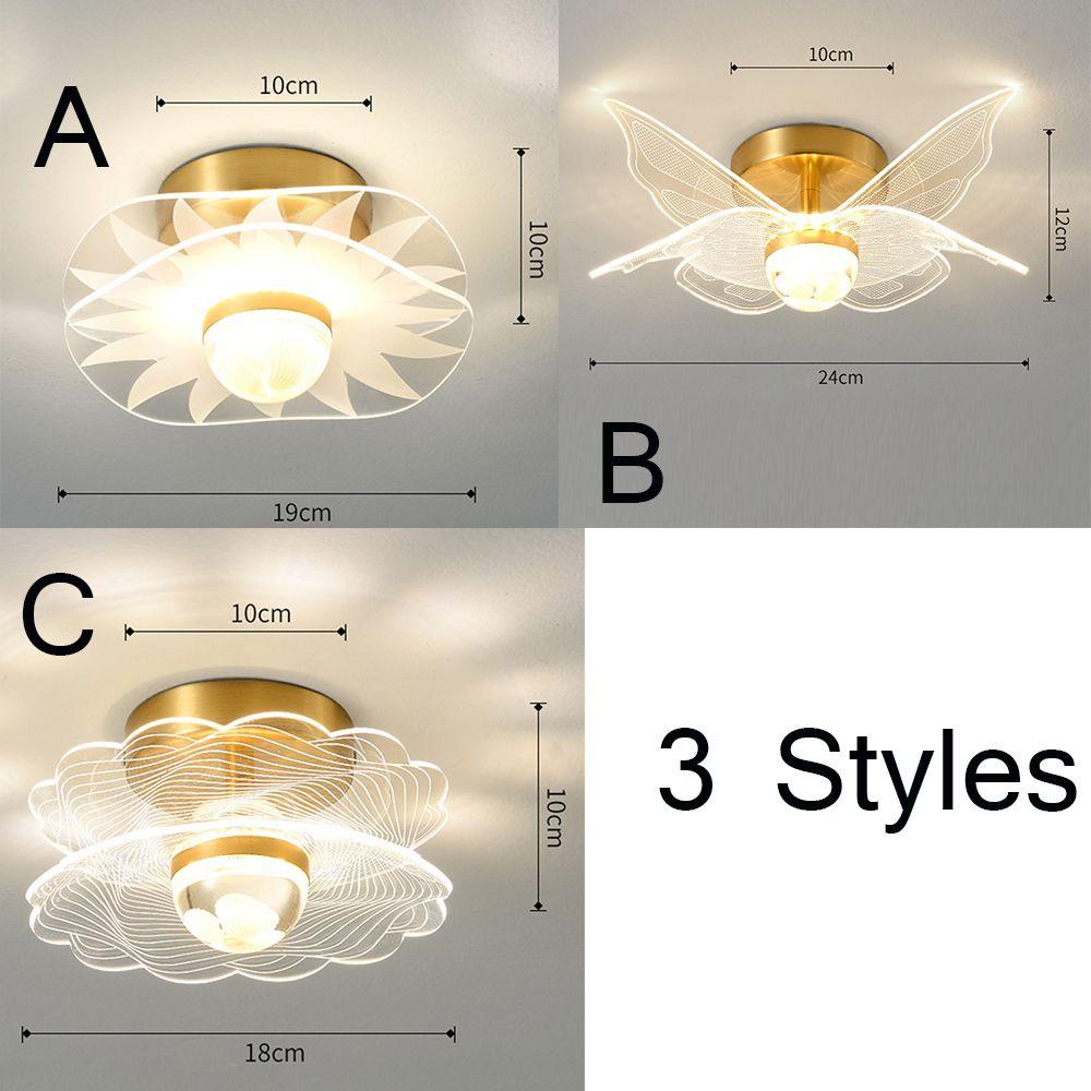 GOGOUP Đèn Trần Bằng Acrylic Dùng Trang Trí Nhà Cửa