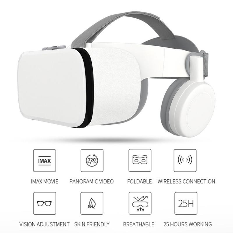 BOBO VR Z6 Bluetooth VR Virtual Reality Headset 3D Glasses Mobile Games (Size:181*140*115mm)