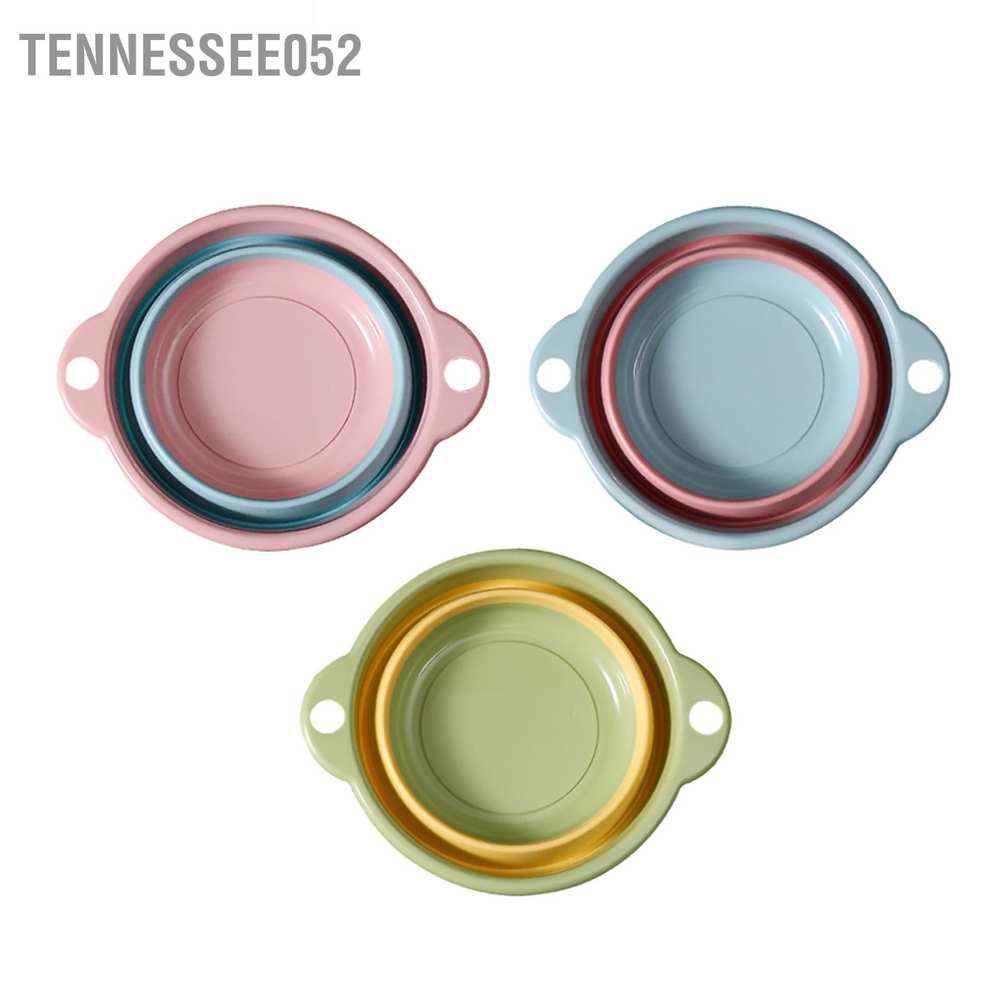 Chậu rửa có thể gập lại thiết kế di động chất liệu silicone TPR PP bền bỉ bề mặt bóng chống mài mòn đa năng