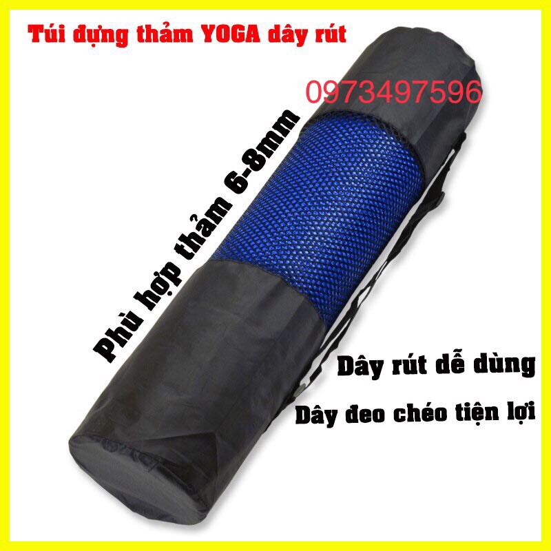 Túi đựng thảm yoga vải dù -Hoa Chanh Sports