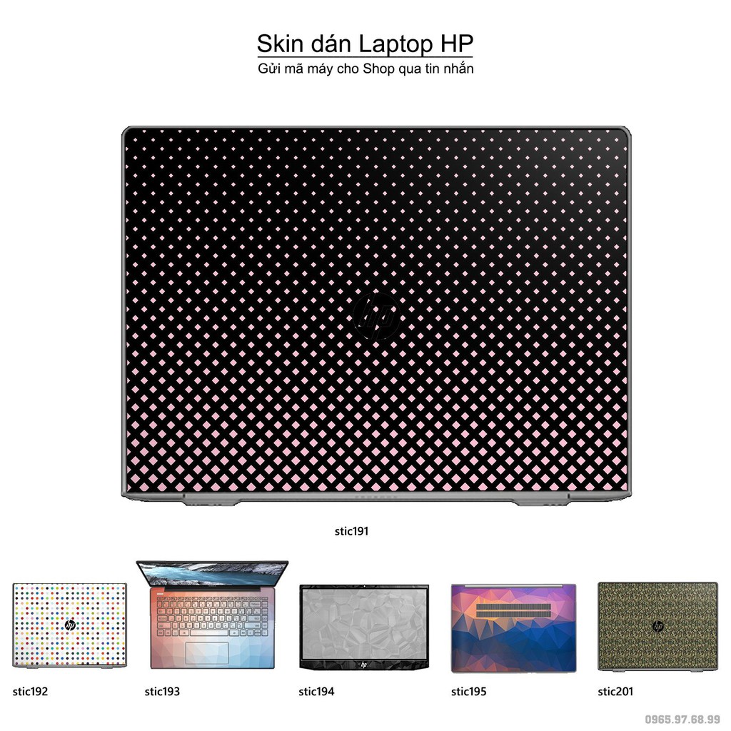 Skin dán Laptop HP in hình Hoa văn sticker _nhiều mẫu 32 (inbox mã máy cho Shop)