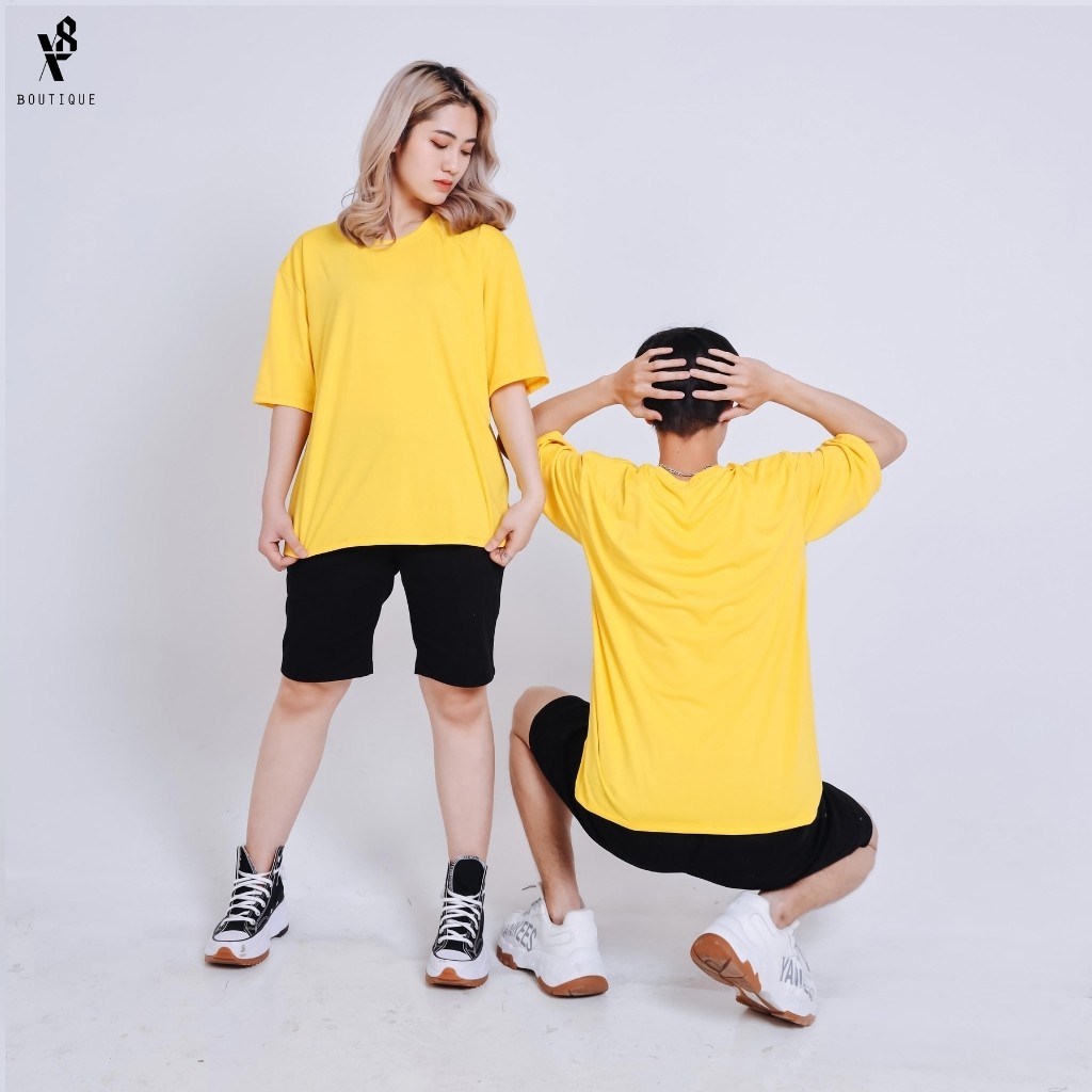 Áo Thun Unisex Tay Lỡ X8 990 Áo Phông Nam Nữ Form Rộng Cotton Thấm Hút Mồ Hôi