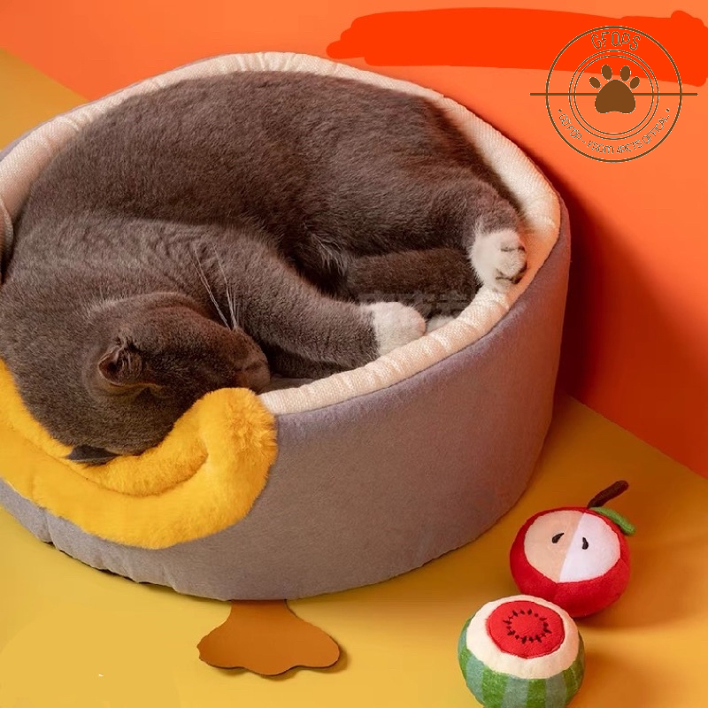 Ổ đệm nằm cho chó mèo cao cấp size lớn đa tính năng - 4pets official