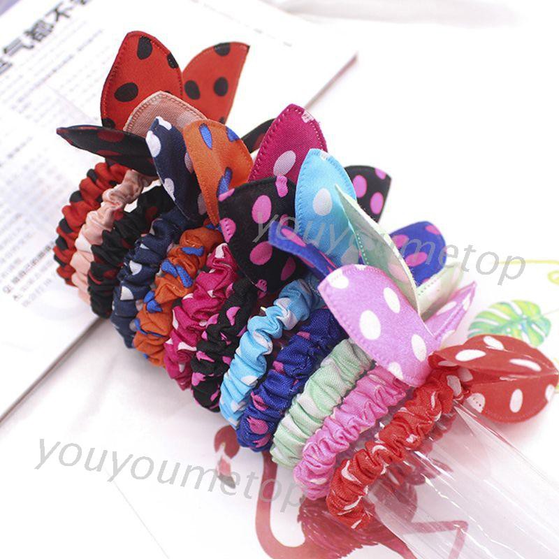 Dây Buộc Tóc Hình Tai Thỏ Dễ Thương Cho Nữ