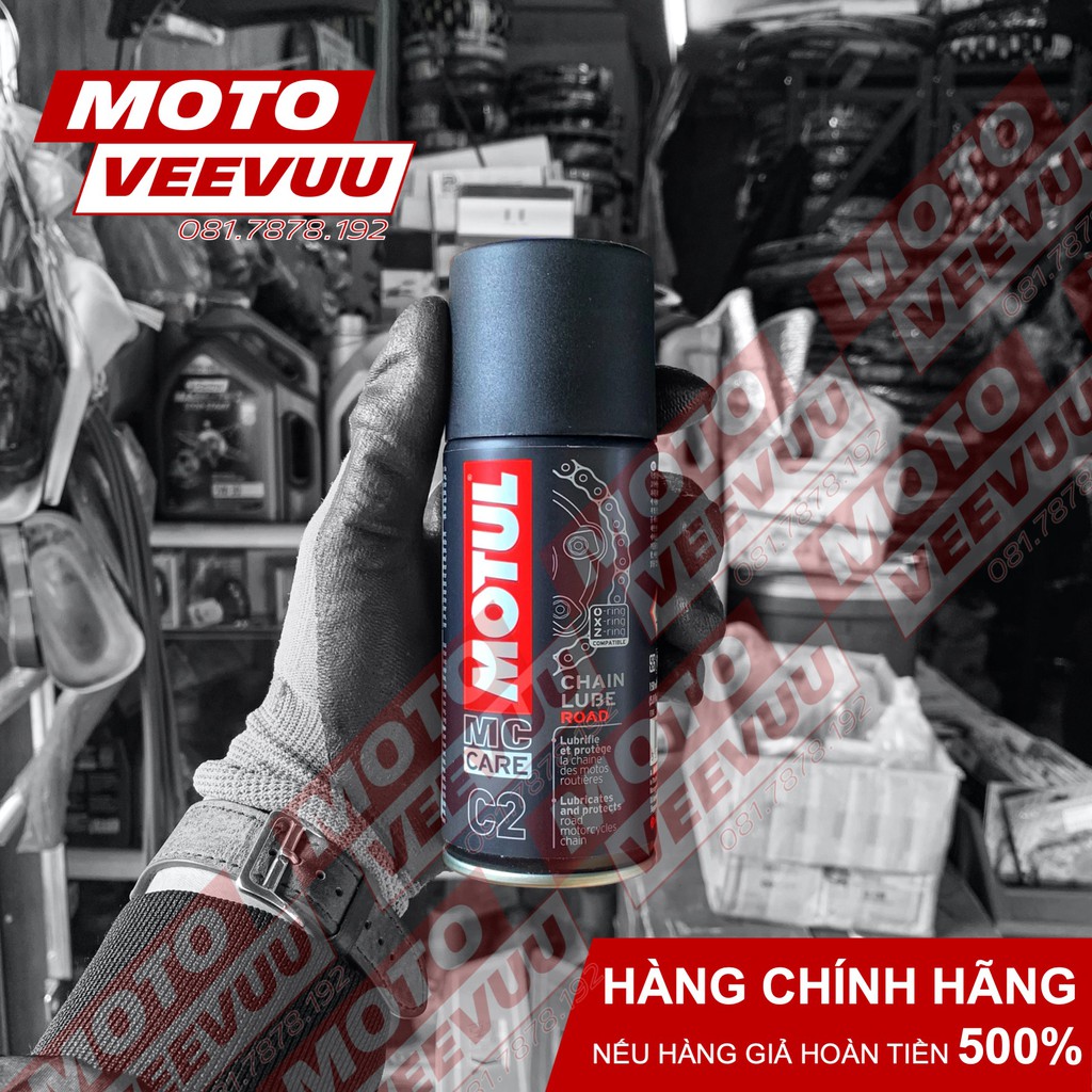 Chai xịt dưỡng sên Motul C2 150ml