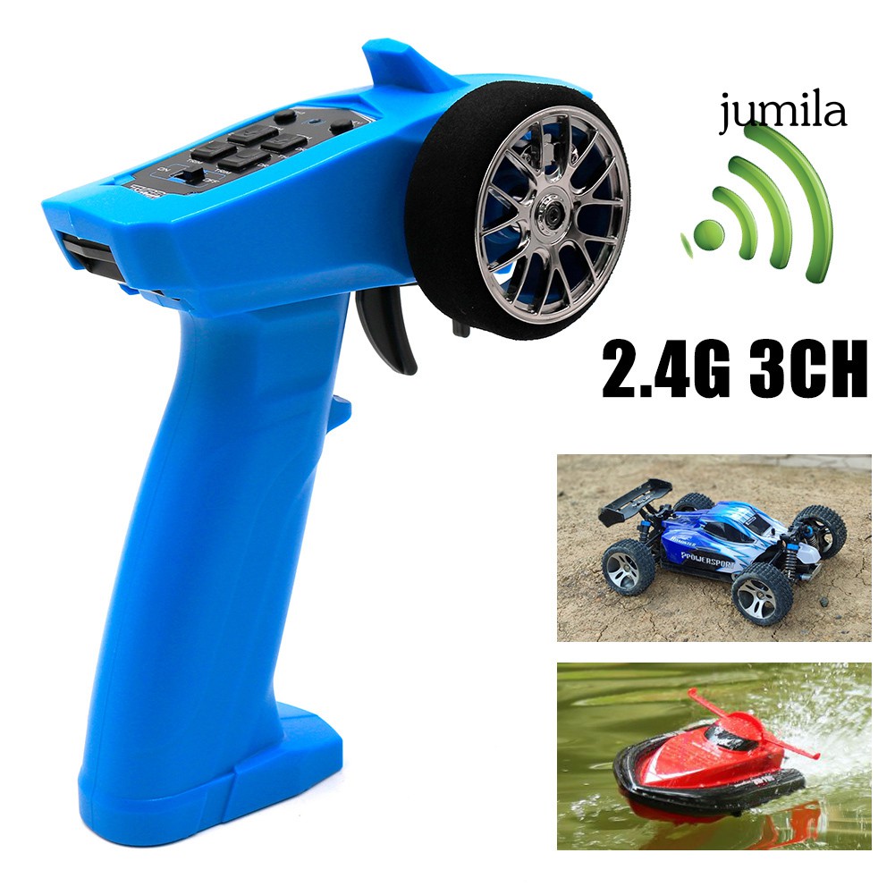 RC Bộ Điều Khiển Từ Xa 2.4ghz 3ch + Đầu Nhận Cho Tàu Thuyền Điều Khiển Từ Xa