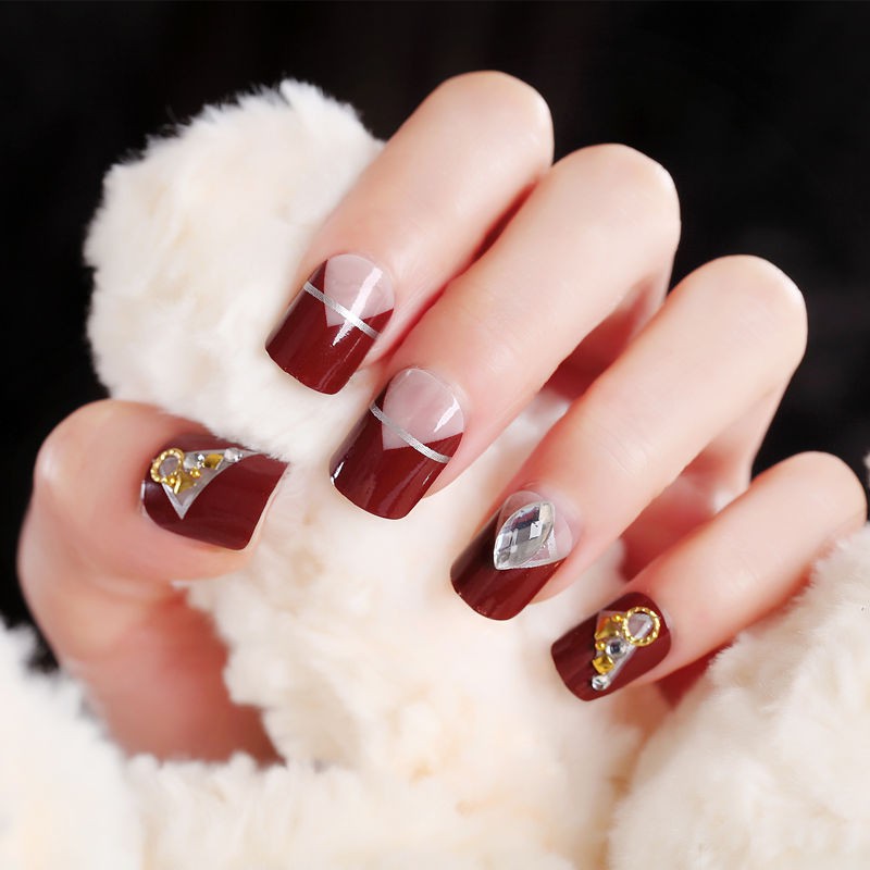 Nail tay - Mẫu đính đá, nhủ_5 ( Giá bán Lẻ + bảng Sỉ )