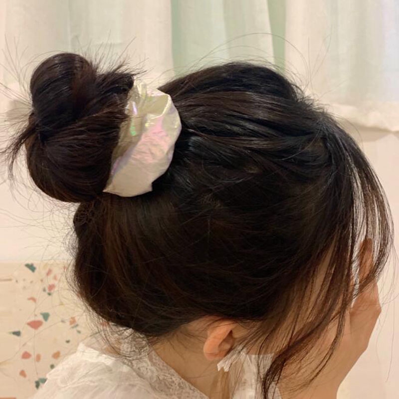 Dây Buộc Tóc Co Giãn Bồng Bềnh Nhiều Màu Thời Trang Cho Nữ Hair Scrunchies