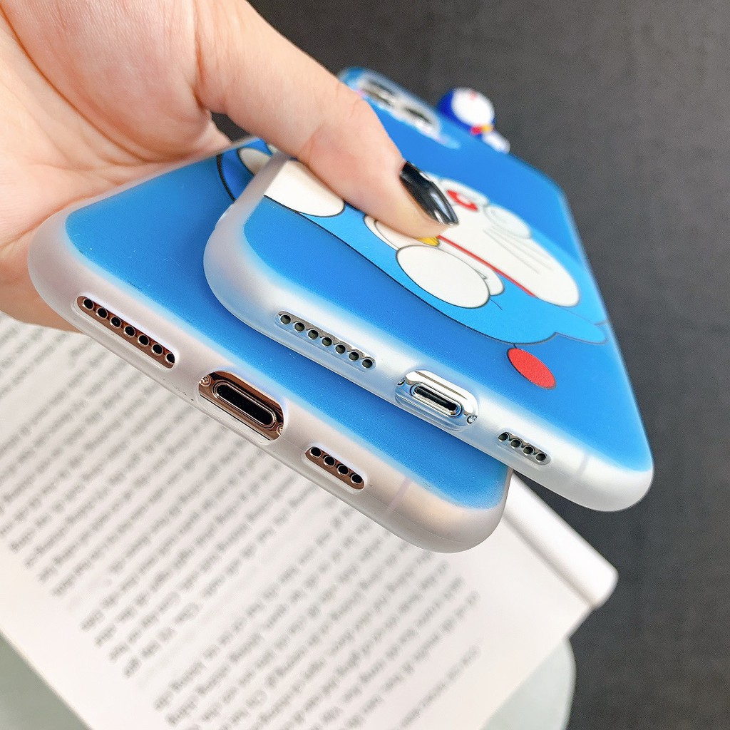 [ IPHONE ] Ốp Lưng Silicon Doraemon ( Kèm Hình Thú ) - B246 | BigBuy360 - bigbuy360.vn
