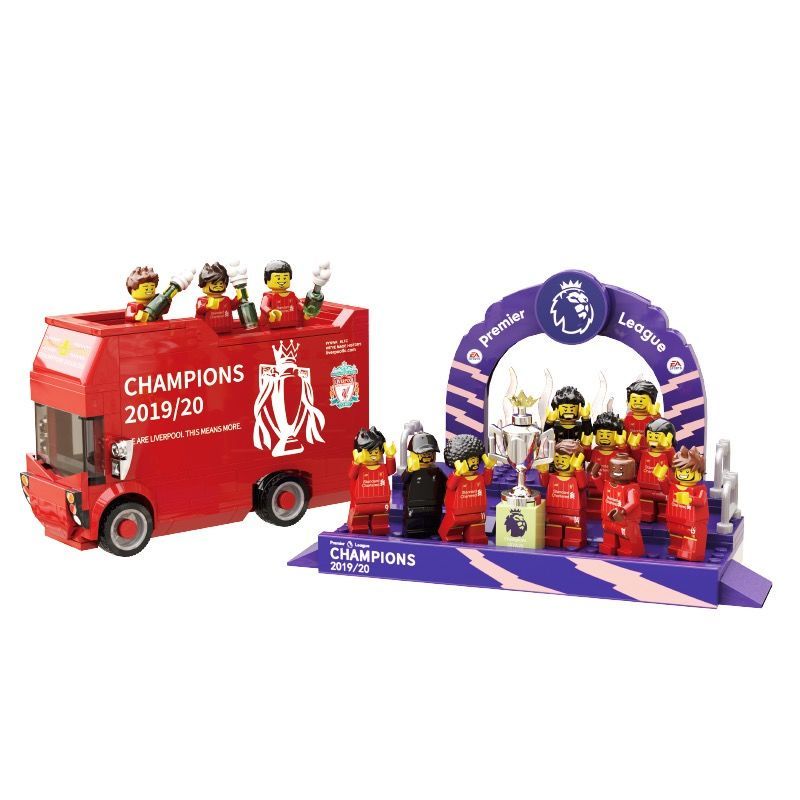 Đồ chơi lắp ráp lego hình cầu thủ bóng đá Liverpool1920Premier League Champion