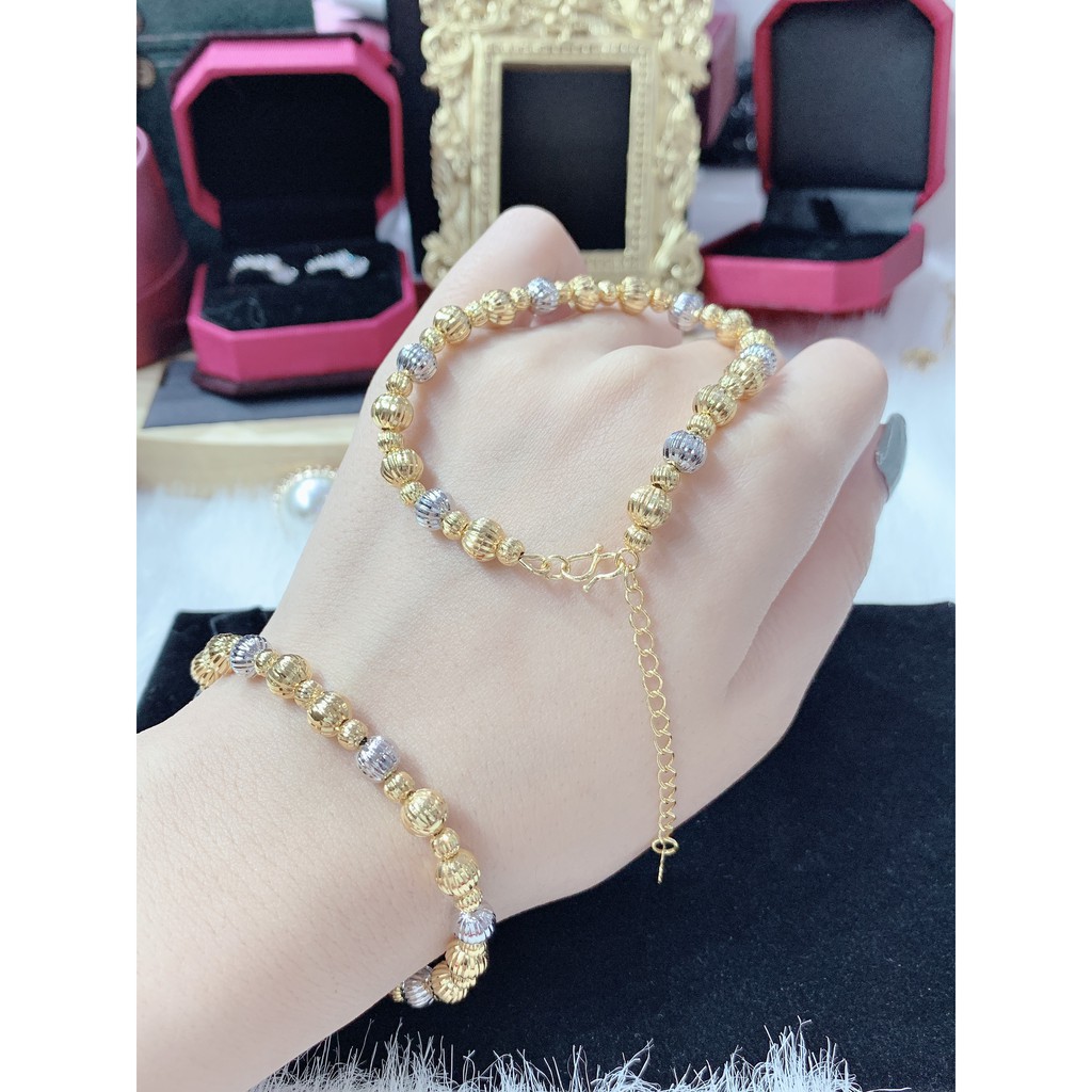 lắc bi 2 màu hàng bền ,  lắc  tròn xinh xinh lt135 | BigBuy360 - bigbuy360.vn
