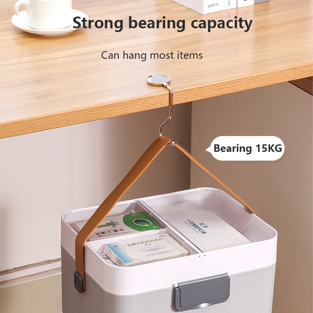 1 Chiếc Túi Gấp Di Động Móc Móc Treo Ví Túi Đựng Có Thể Gập Lại Bàn Móc Túi Xách Nữ Dụng Cụ Tổ Chức Bàn Làm Việc Văn Phòng Móc Bên Hông Truing1