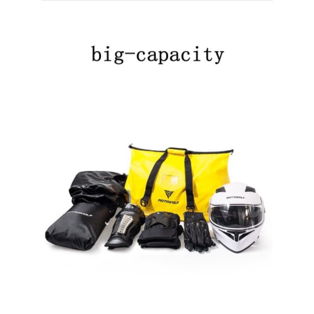 Túi Du Lịch Thể Thao Phản Quang Chống Nước Chính Hãng MOTOWOLF Đa Năng Gắn Xe Máy  Trùm Phụ Kiện Moto