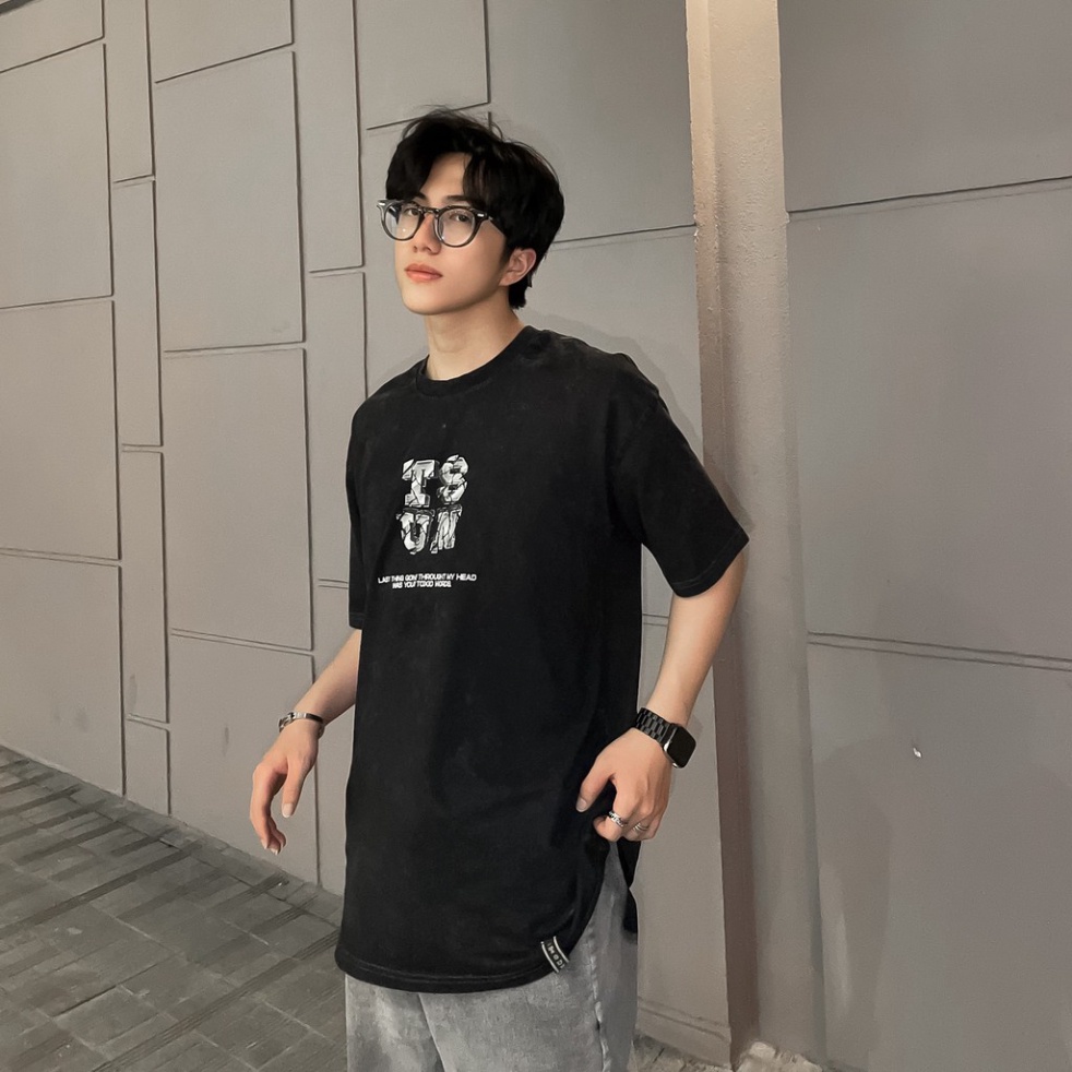 Áo thun TSUN Broken Wash Tee - Xám _ Unisex