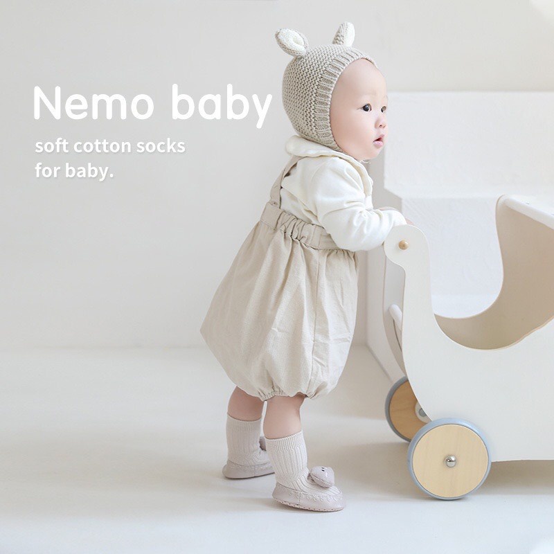 NEMO BABY Giày tất tập đi cho bé hình con vịt dễ thương