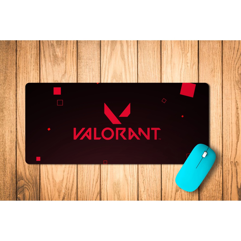 Lót chuột Valorant Di chuột cực êm, bo viền chắc chắn, hinh in sắc nét