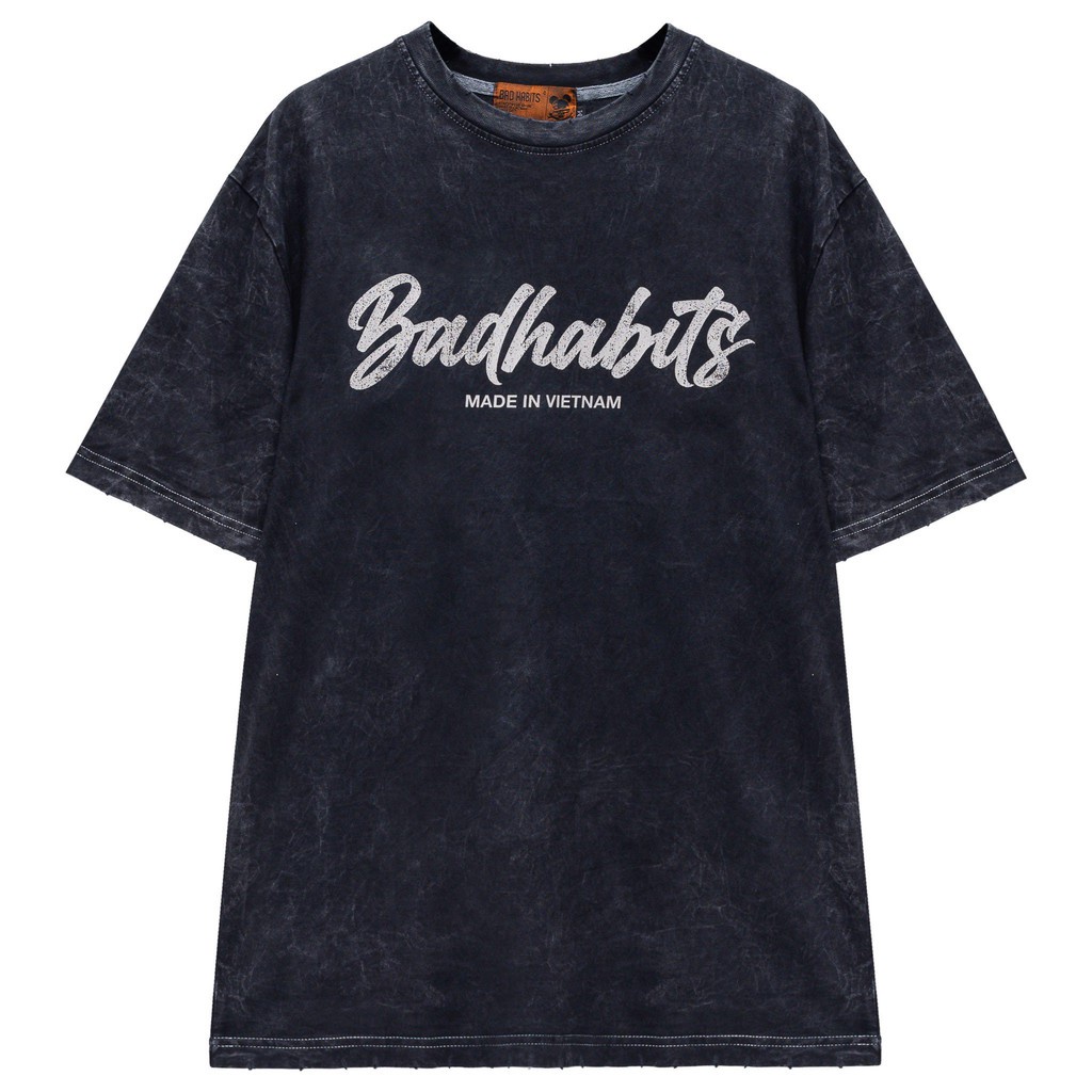 Áo Thun BAD HABITS EXITED ÉN , Tee Local Brand Badhabits Club Tay Lỡ Full Tag Unisex Nam Nữ SATO SHOP UNISEX