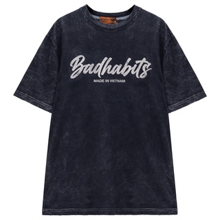 Áo thun bad habits exited én , tee local brand badhabits club tay lỡ full tag unisex nam nữ sato shop unisex